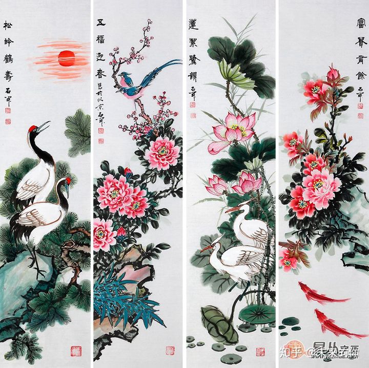 石开写意花鸟视频,名家石开花鸟作品欣赏