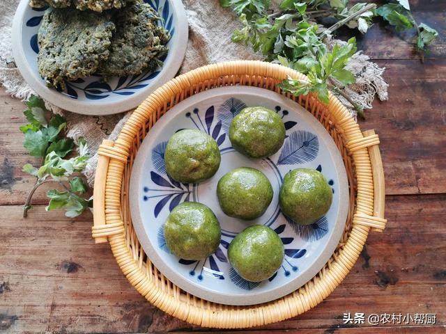 百吃不厌的网红青团吃100个也不腻,春季必吃青团香甜软糯鲜香细腻