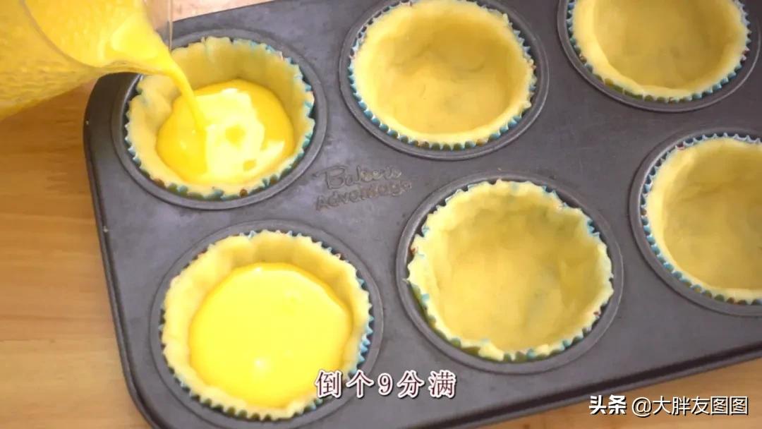 无黄油蛋挞的配方,黄金葡式蛋挞的做法