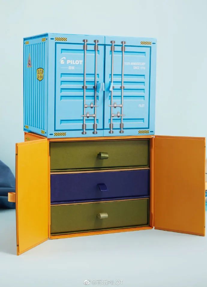 百乐铁盒包装,百乐新旧包装