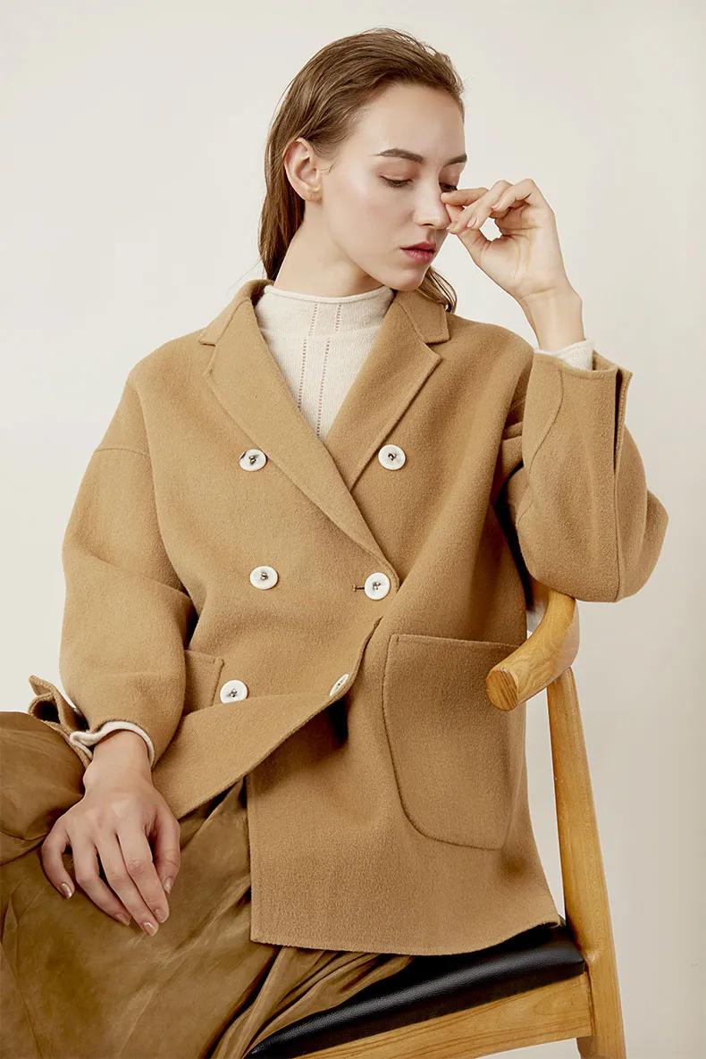 大格子大衣好看吗,焦糖色大衣好看吗