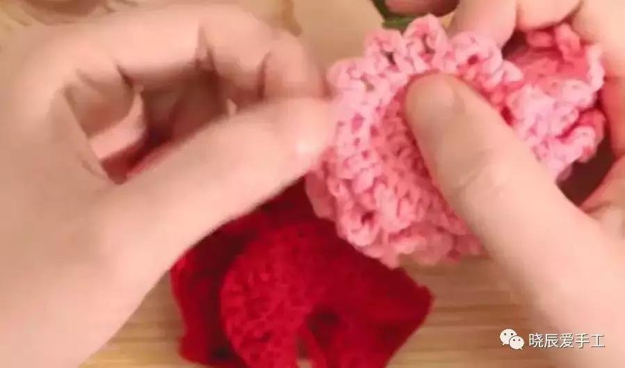 钩针康乃馨花束图解,母亲节康乃馨花束手工制作简单