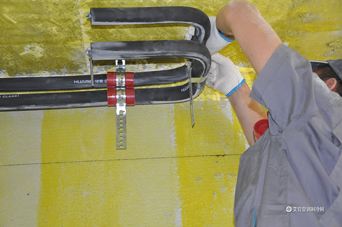 日立中央空调冷凝水管安装图片,日立中央空调精工安装培训考试题