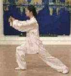 24式太极拳背向带口令慢动作教学,邱慧芳24式太极拳教学视频完整版