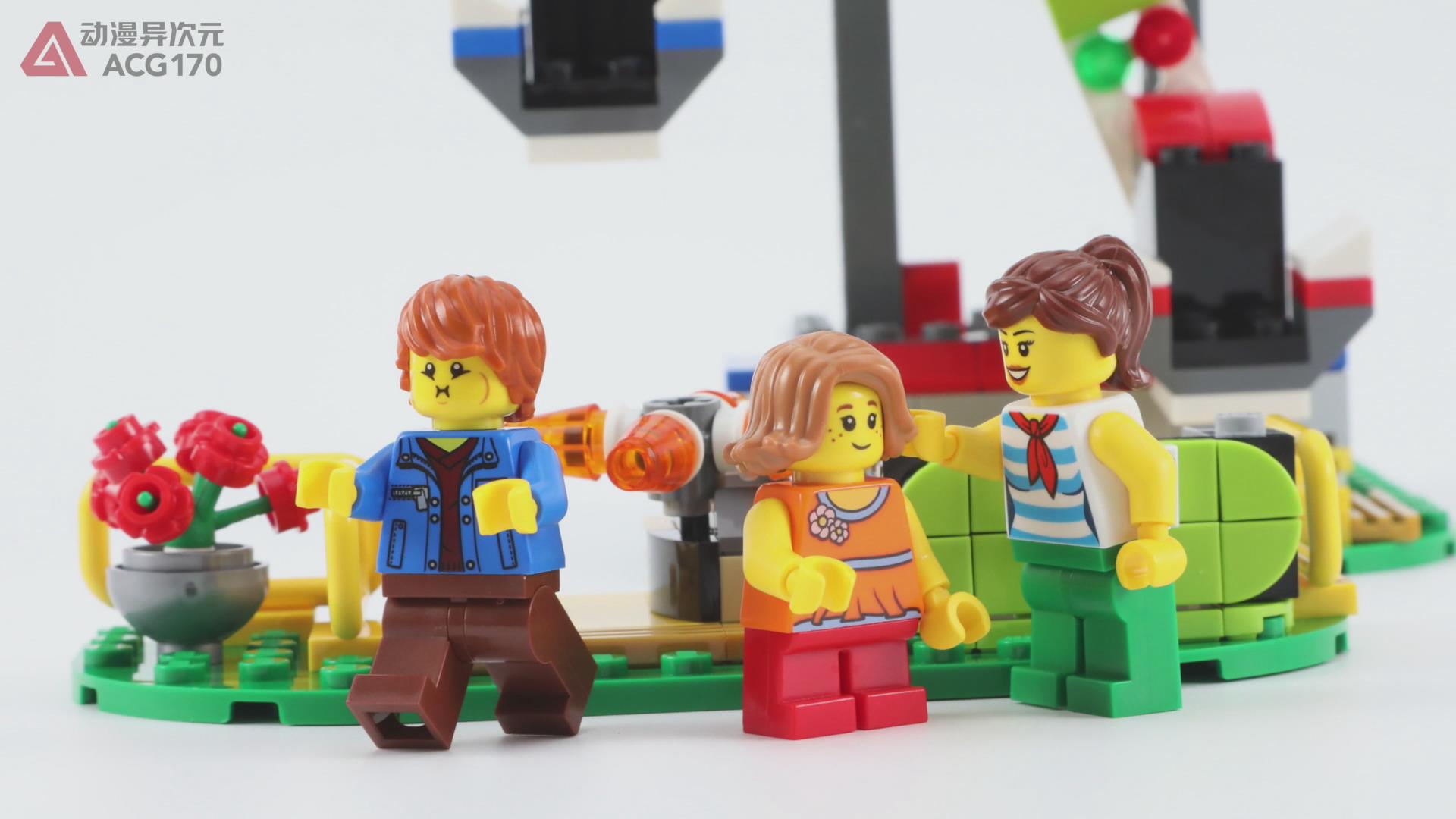 乐高积木创意百变31095游乐场旋转木马之摩天轮形态图文评测