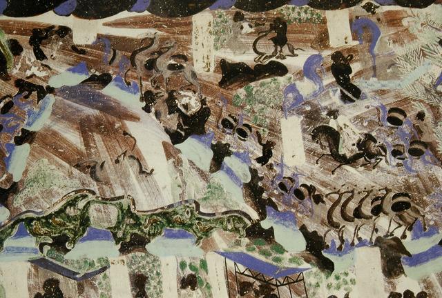 敦煌壁画320窟赏析,敦煌莫高窟420窟壁画