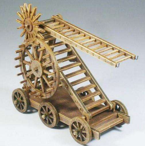 古代攻城云梯是一架梯子吗,古代战争中的云梯攻城