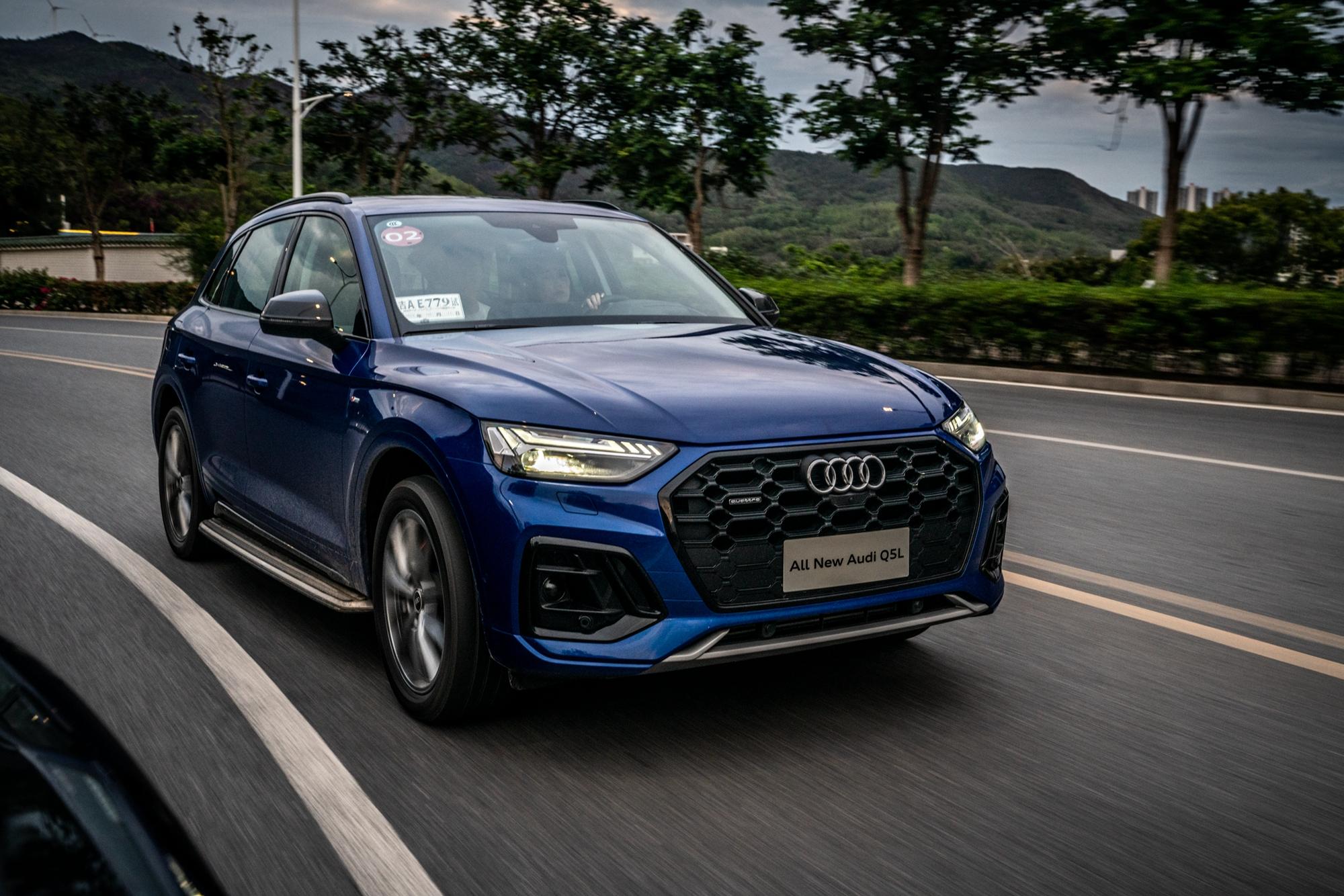 2020款奥迪q5lquattro山地测评,新款奥迪q5l场地试驾