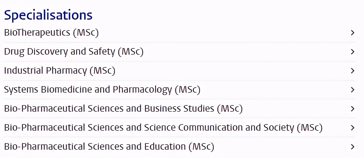 曼彻斯特大学药学硕士申请,荷兰莱顿大学药学专业
