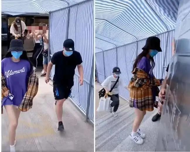 杨幂被拍在横店,杨幂被镜头包围照片