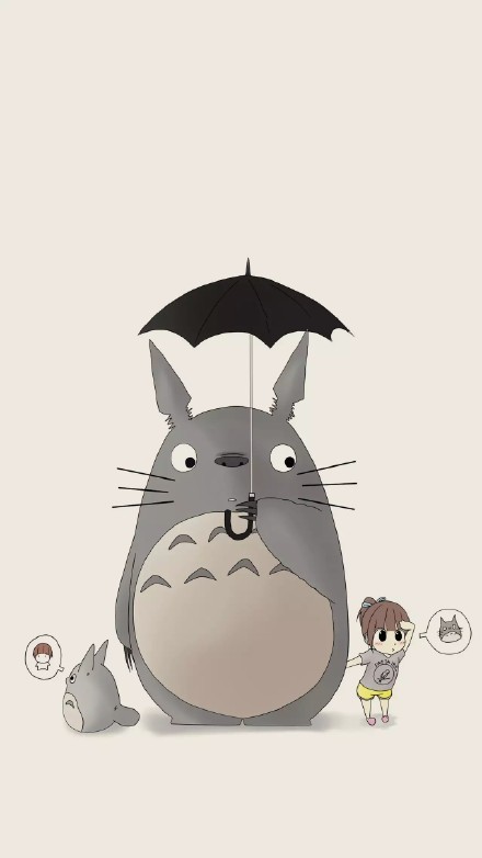 壁纸龙猫温馨,龙猫壁纸超清大图