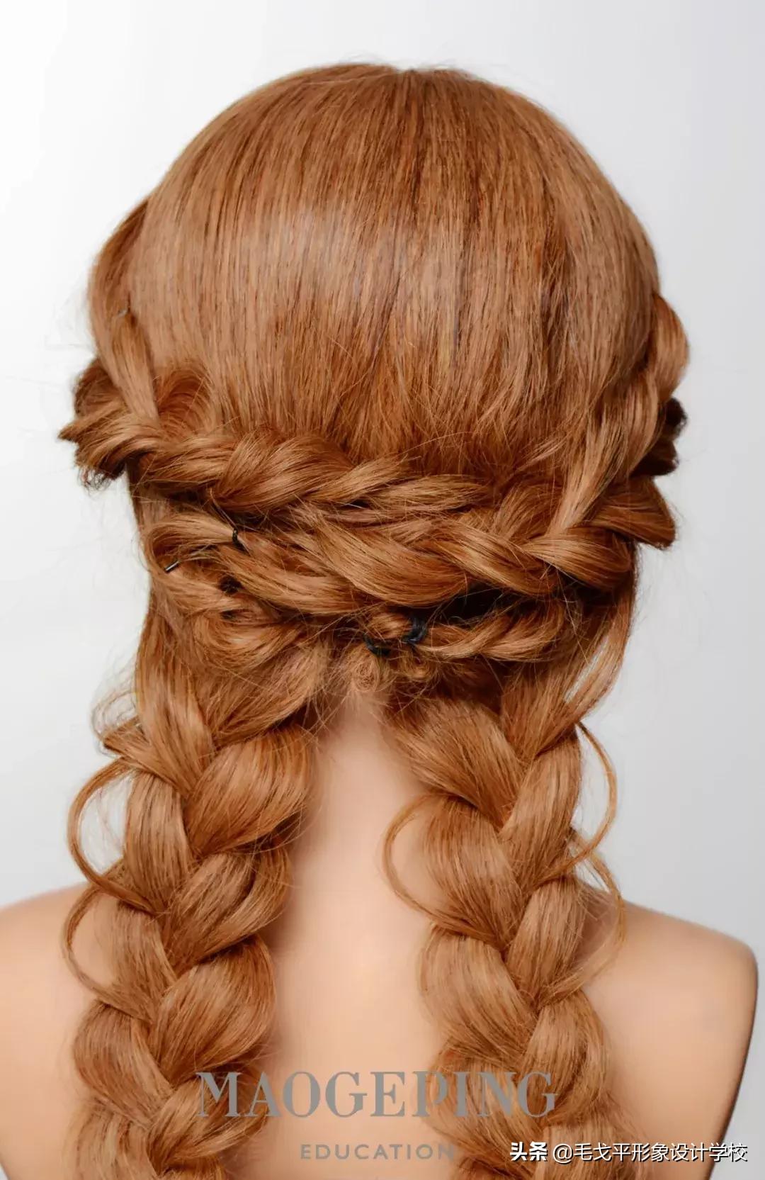 简单高贵晚宴发型步骤,时尚晚宴发型教程