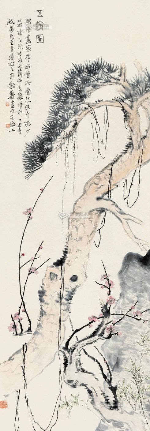 郑午昌花鸟,丝鬓散人郑午昌百幅绘画作品赏析