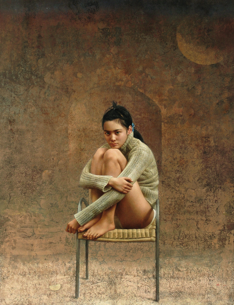 艺术名家郭北平油画肖像作品欣赏,当代名家油画图片大全