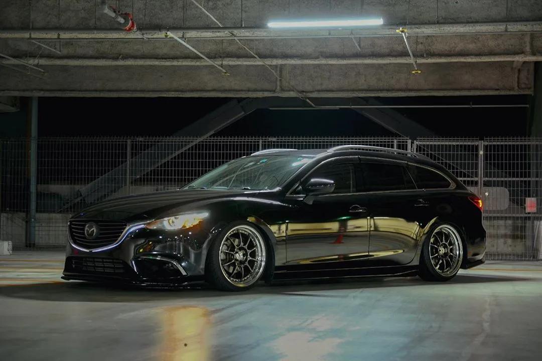 阿特兹轮毂改装案例,马自达阿特兹改装案例