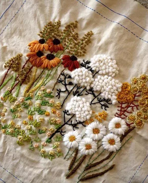 刺绣基本知识之刺绣针法,学刺绣教程绣字