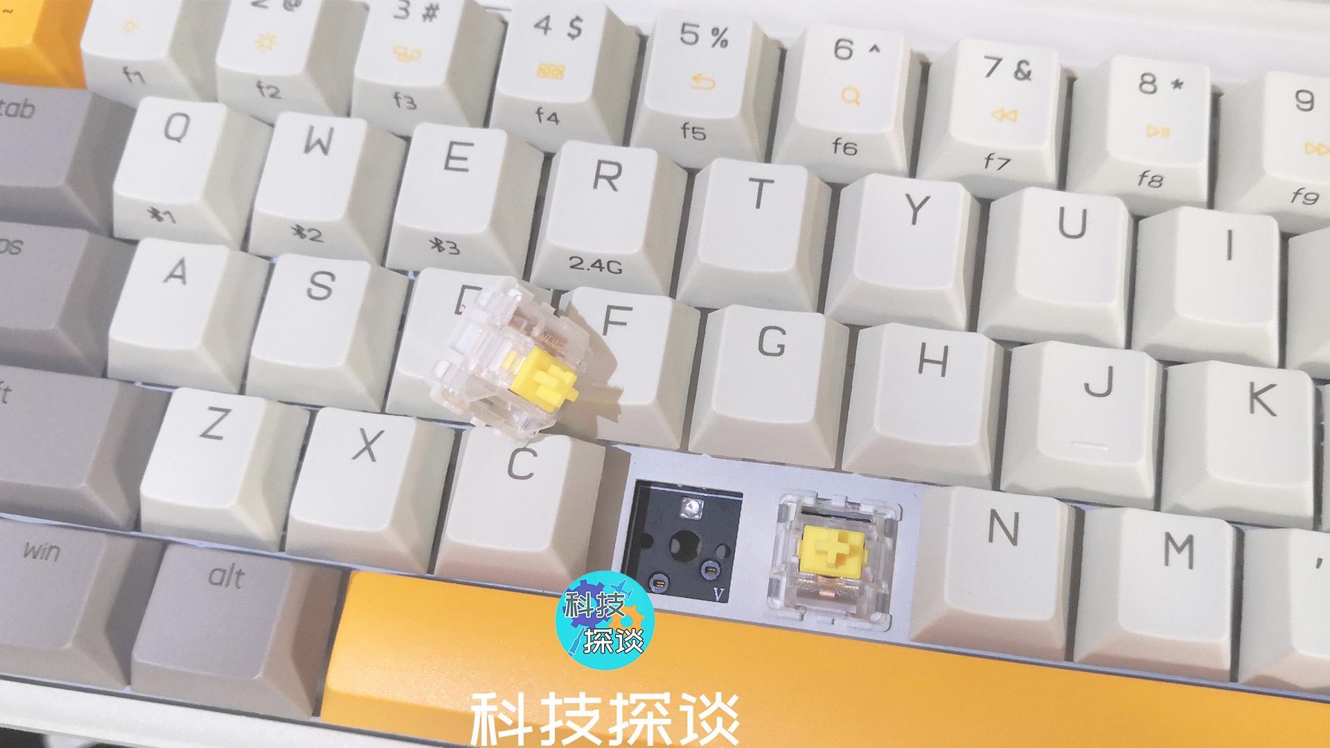 键盘佳达隆g黄轴,佳隆达g白轴pro手感
