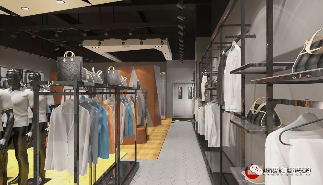 服装店装修技巧与风格,服装店装修男装20平