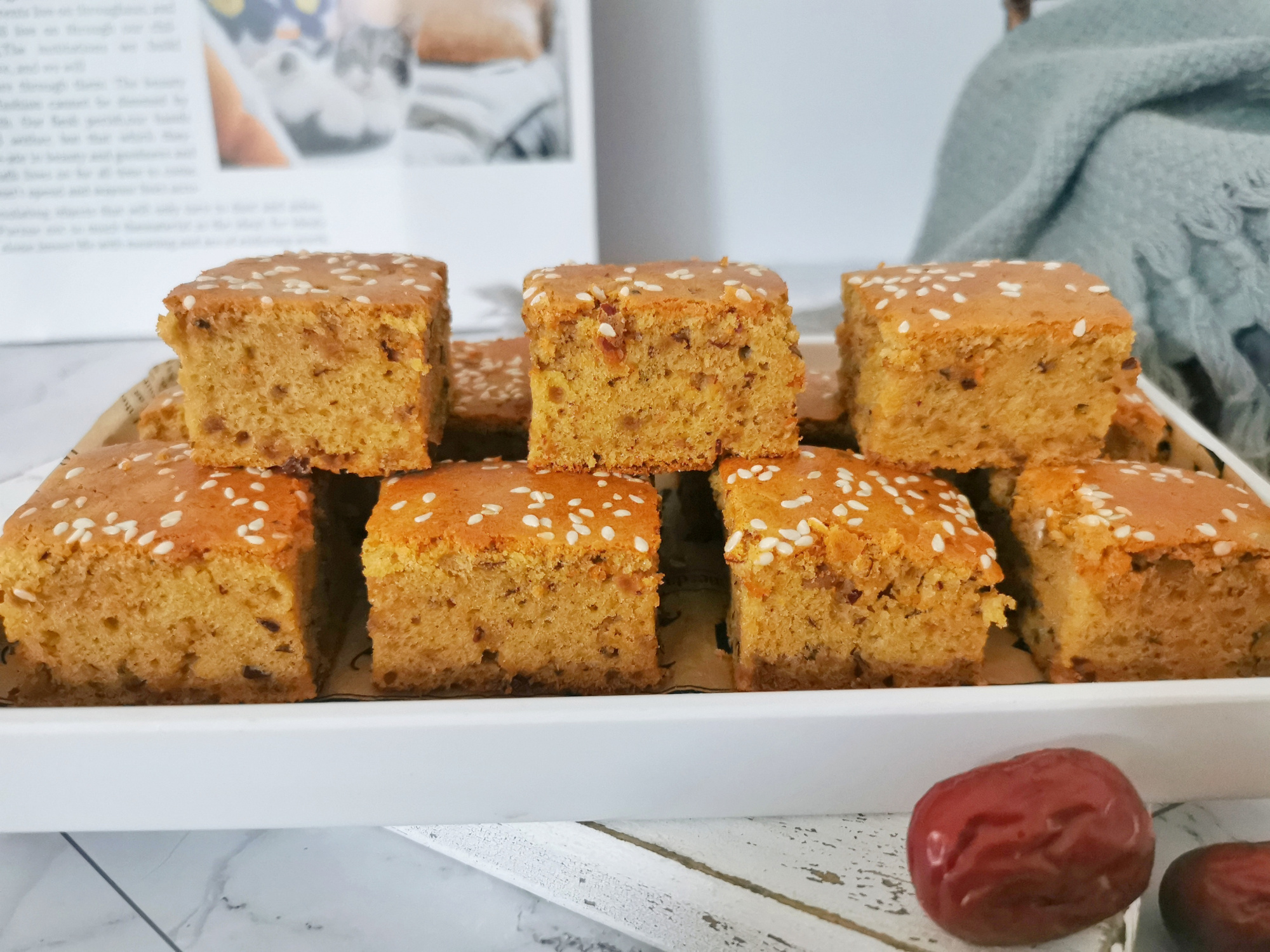 红枣糕的简单做法视频,红枣糕回缩