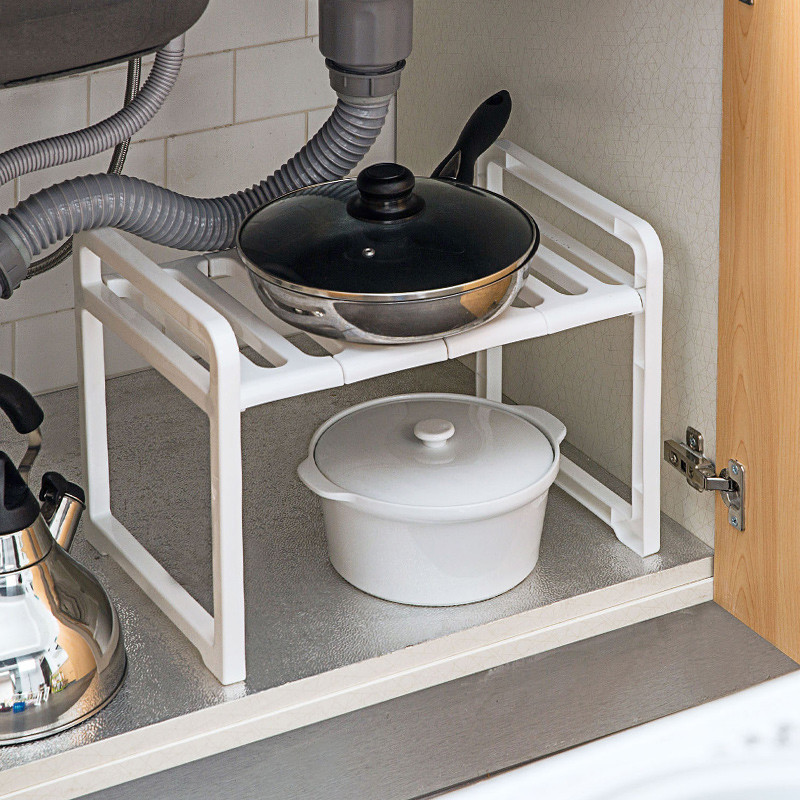 厨房水槽下方收纳,厨房水槽的小孔别浪费了