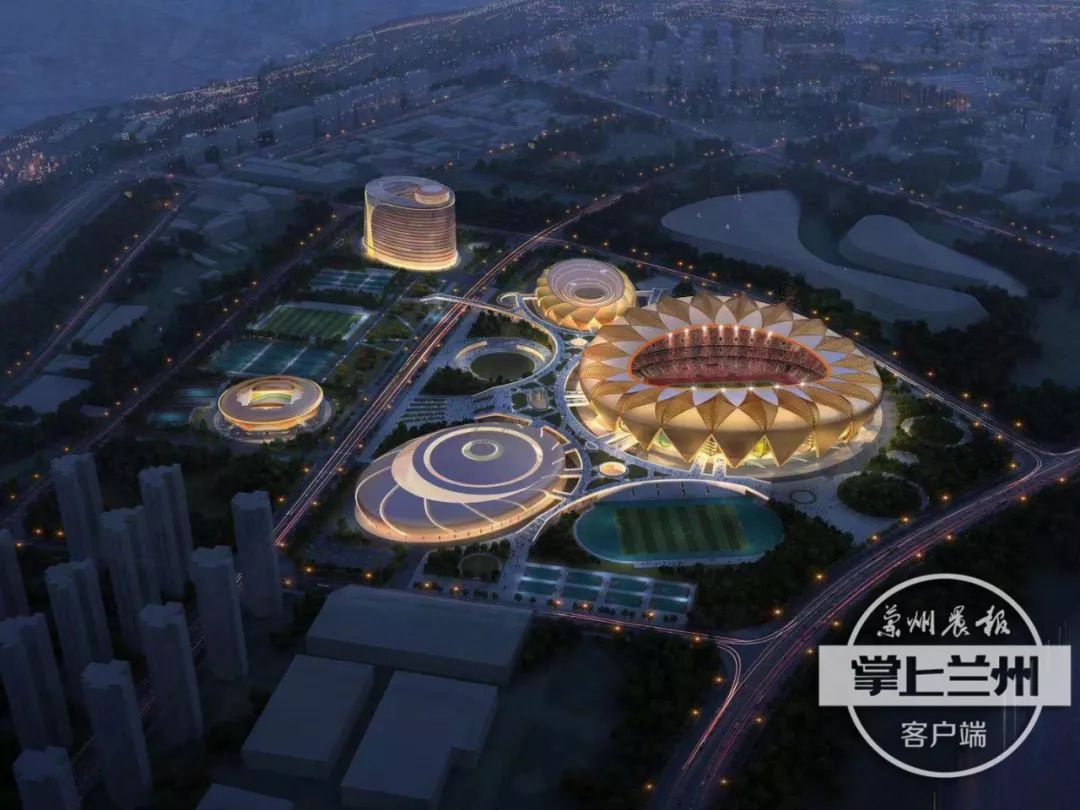 兰州奥体中心设计图,兰州奥体中心的场地规划
