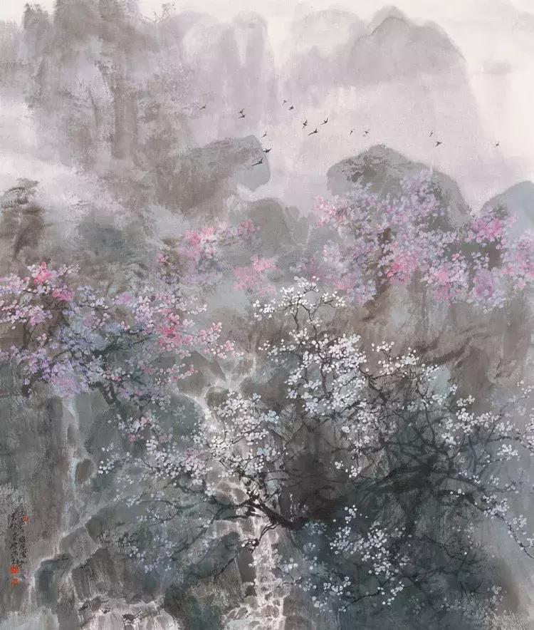 画家宋雨桂作品欣赏,宋雨桂山水书画作品