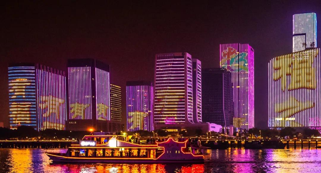 闽江之星灯光秀直播,闽江游船最新消息