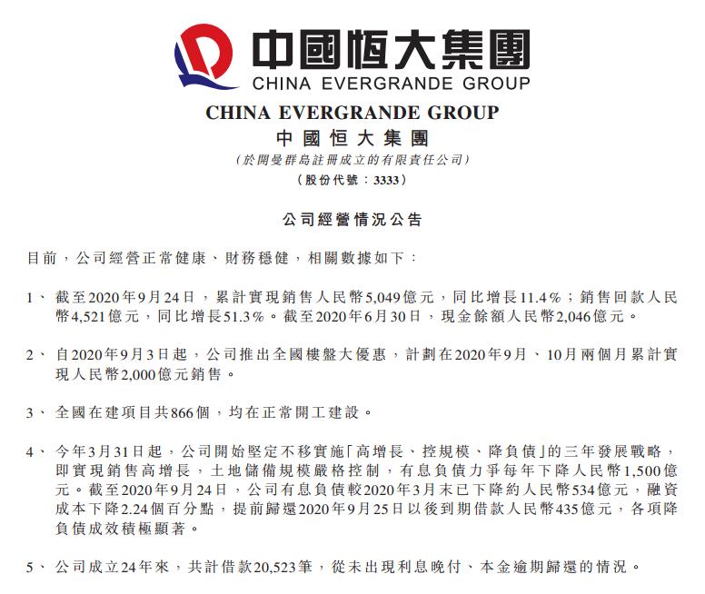 恒大最新状态分析,首次曝光恒大事件的时间