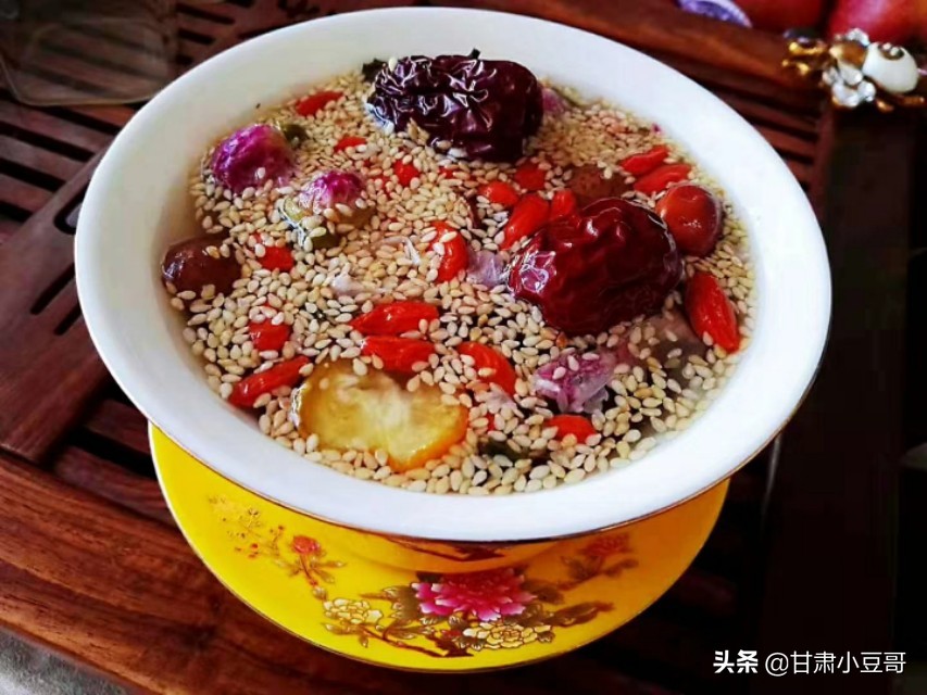 八宝茶玫瑰酱怎么泡,玫瑰八宝茶怎么泡