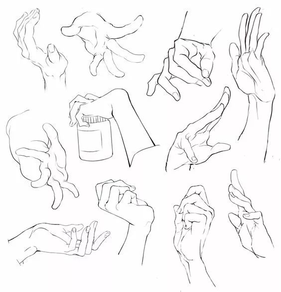 双十一要到了,这一百只手送给你们!随便“剁”!随便画