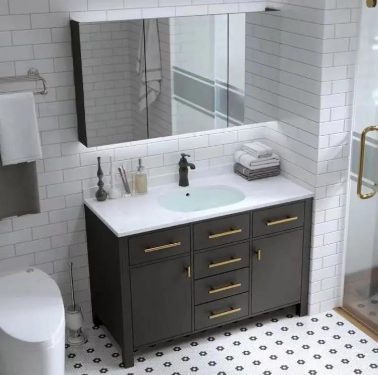 卫生间装修不能错过的浴室柜,小的卫生间如何选浴室柜