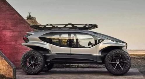 奥迪全新越野车曝光，完全颠覆传统设计，居然把车头大灯省了