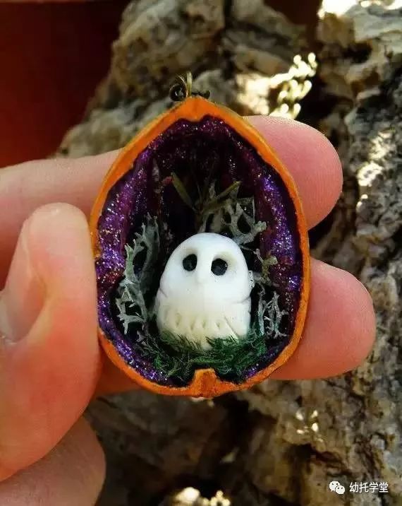 废物利用亲子手工制作坚果,创意坚果手工制作大全图片