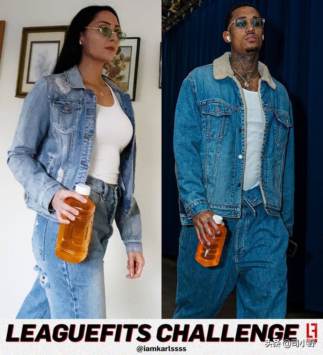 nba球星模仿秀,nba球星入场潮装模仿