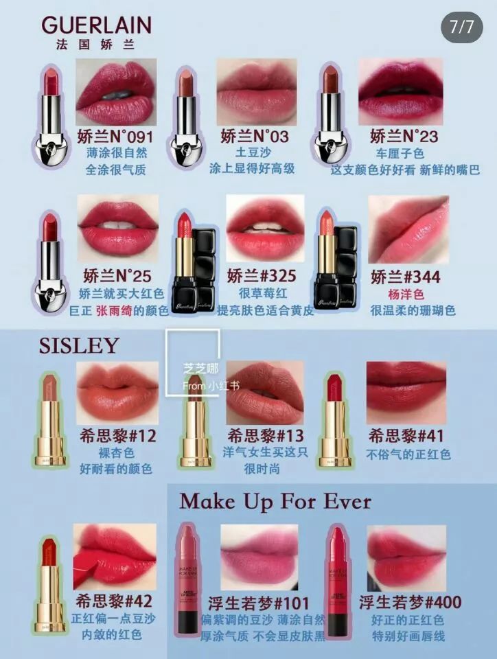 史上最全：李佳琦推荐的口红清单合集来了