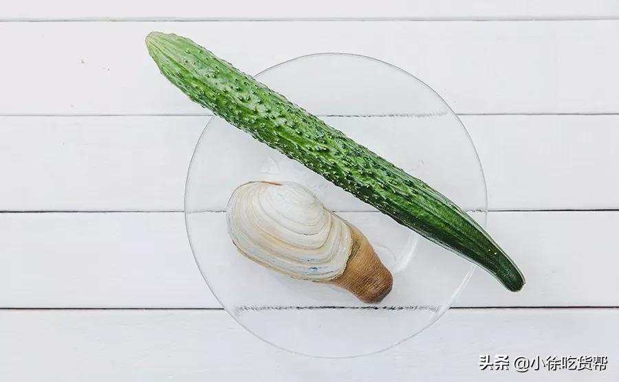 象拔蚌刺身教学,象拔蚌刺身摆盘