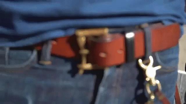 什么样的咔叽腰带才能让你显得既霸气又尊贵？一秒解扣，手到擒来