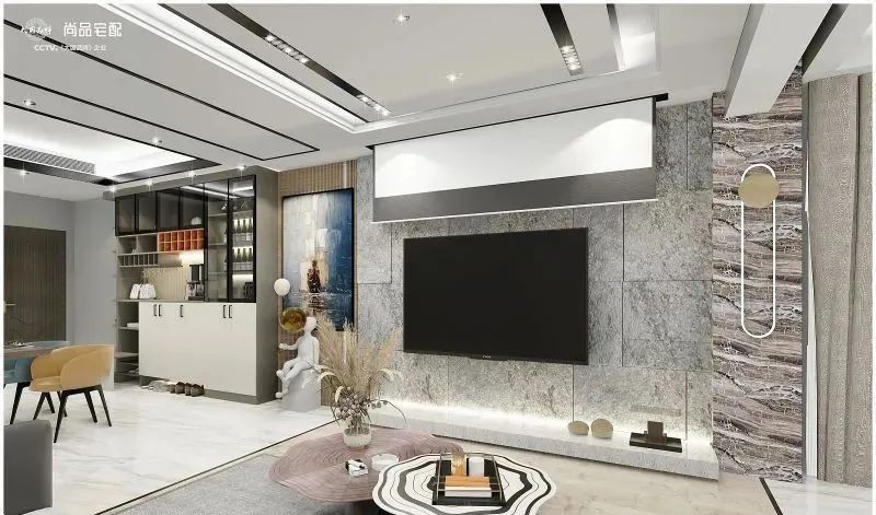 套内100平客餐厅装修效果,20人以上高端餐厅包间装修