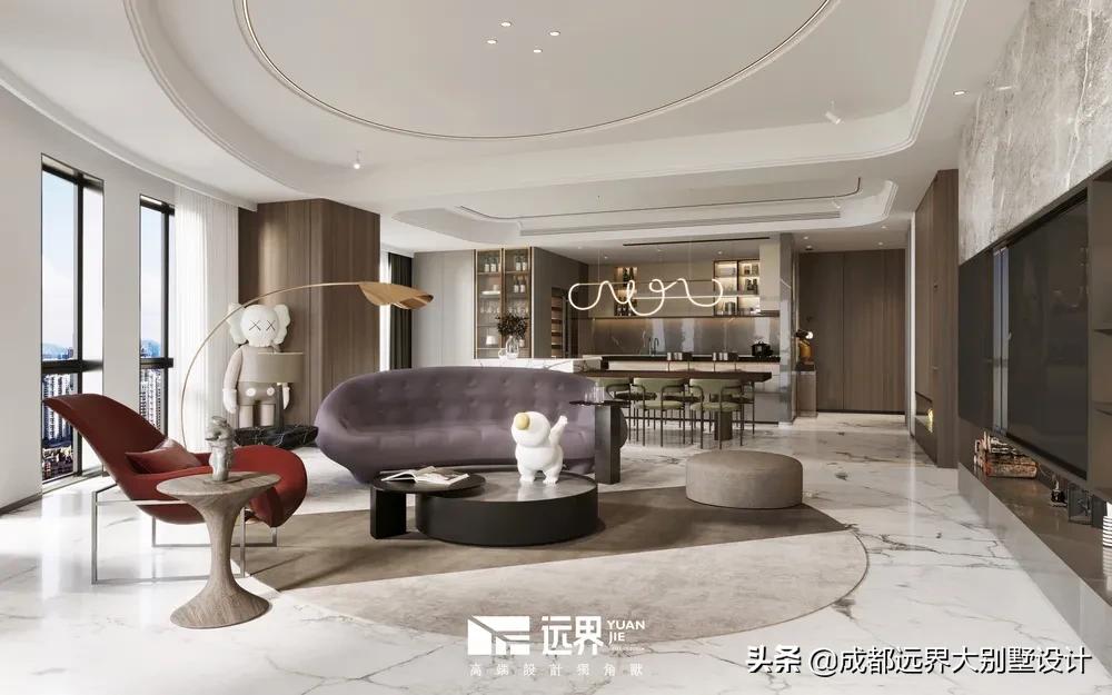 258m²北京三里屯的高级住宅｜极致轻奢意式气质