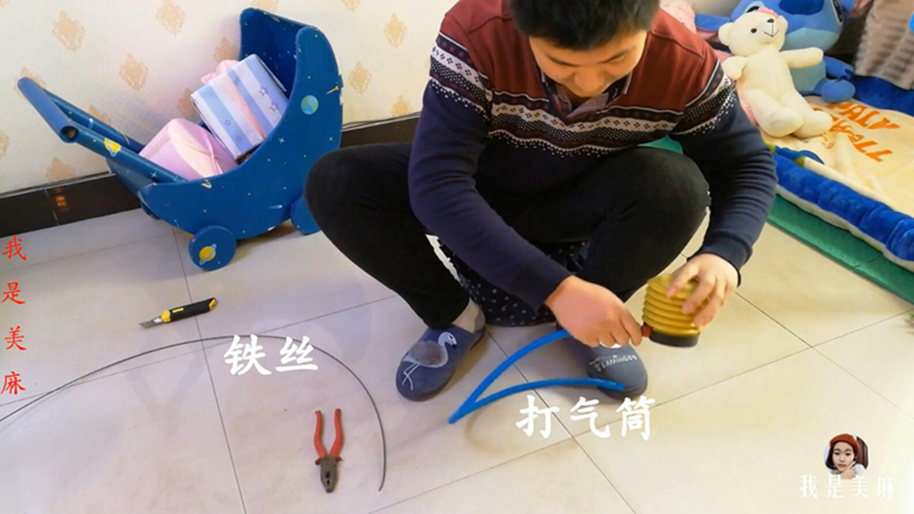 自制宝宝篮球架的制作过程,儿童纸板篮球架手工制作方法