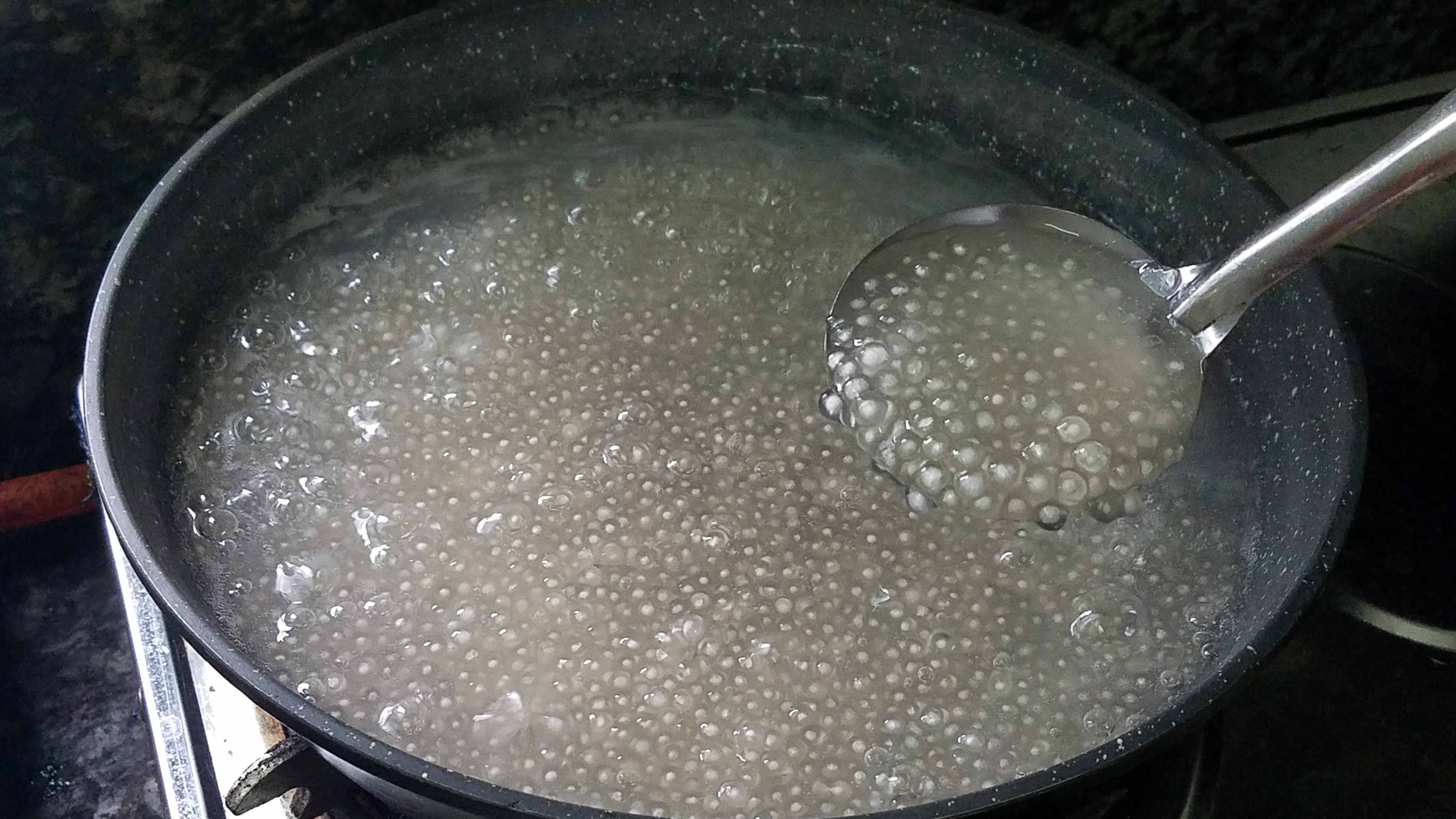 西米露香芋糖水简单做法,香芋西米露糖水的制作方法