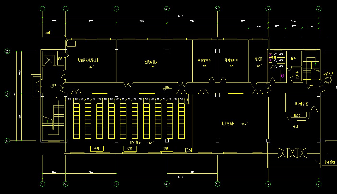 cad弱电机柜图标大全,弱电机柜CAD布置