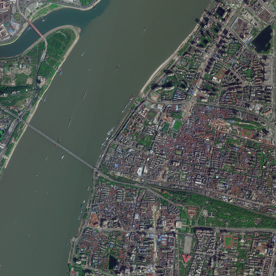 “吉林一号”太空视角,看中国*产党共**百年红色足迹