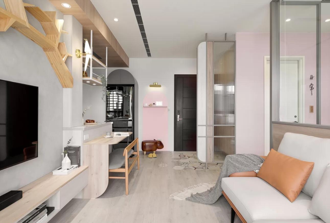 两种纯色六角砖效果图,无缝地砖叫什么砖好看点