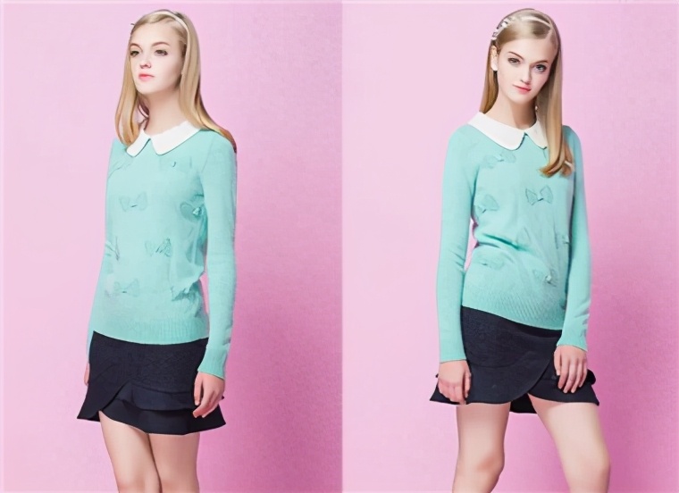 浅灰色打底衫秋冬高级感,燕麦色针织打底衫