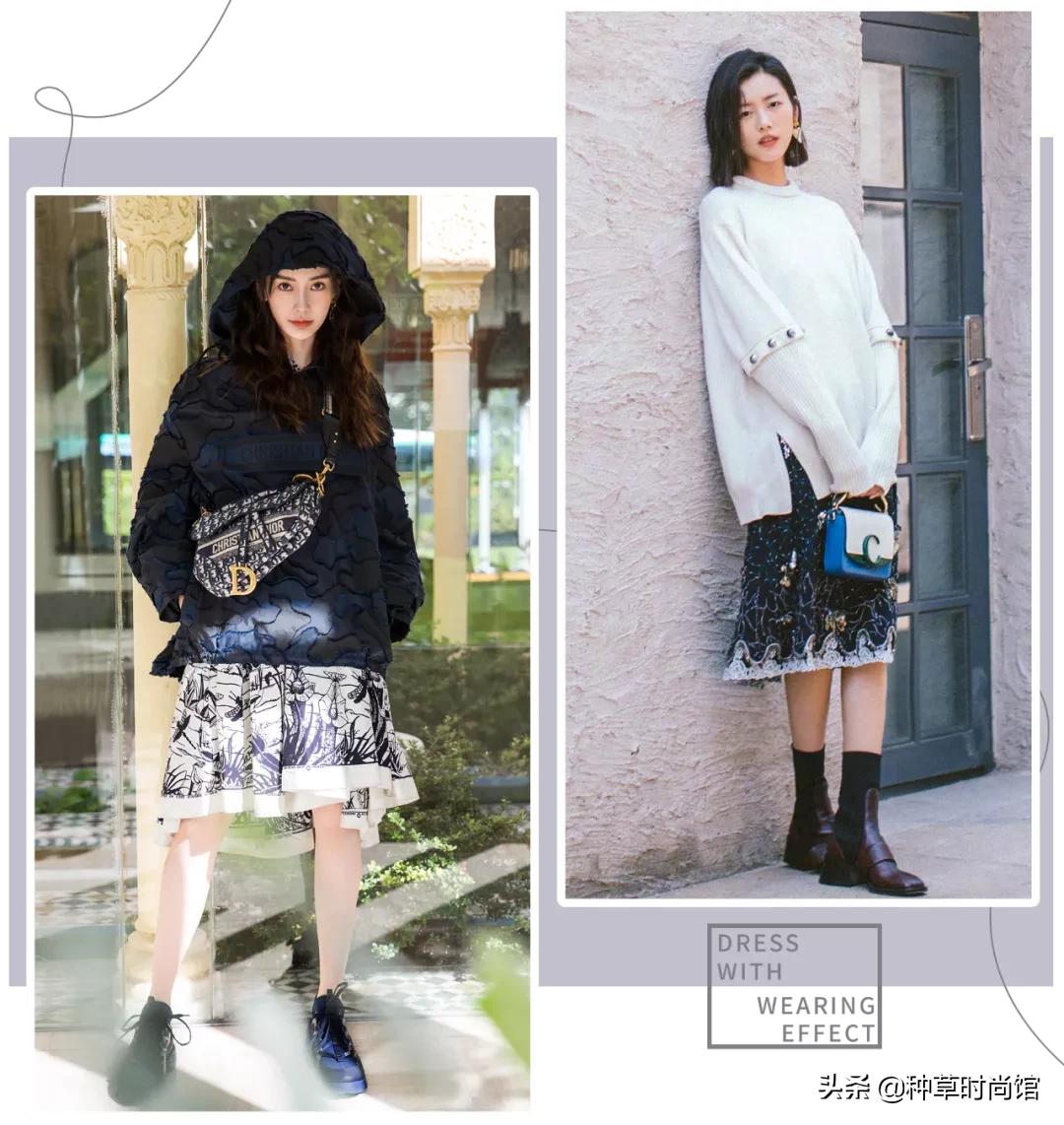 秋冬新款上新卫衣穿搭,今秋更流行卫衣裙