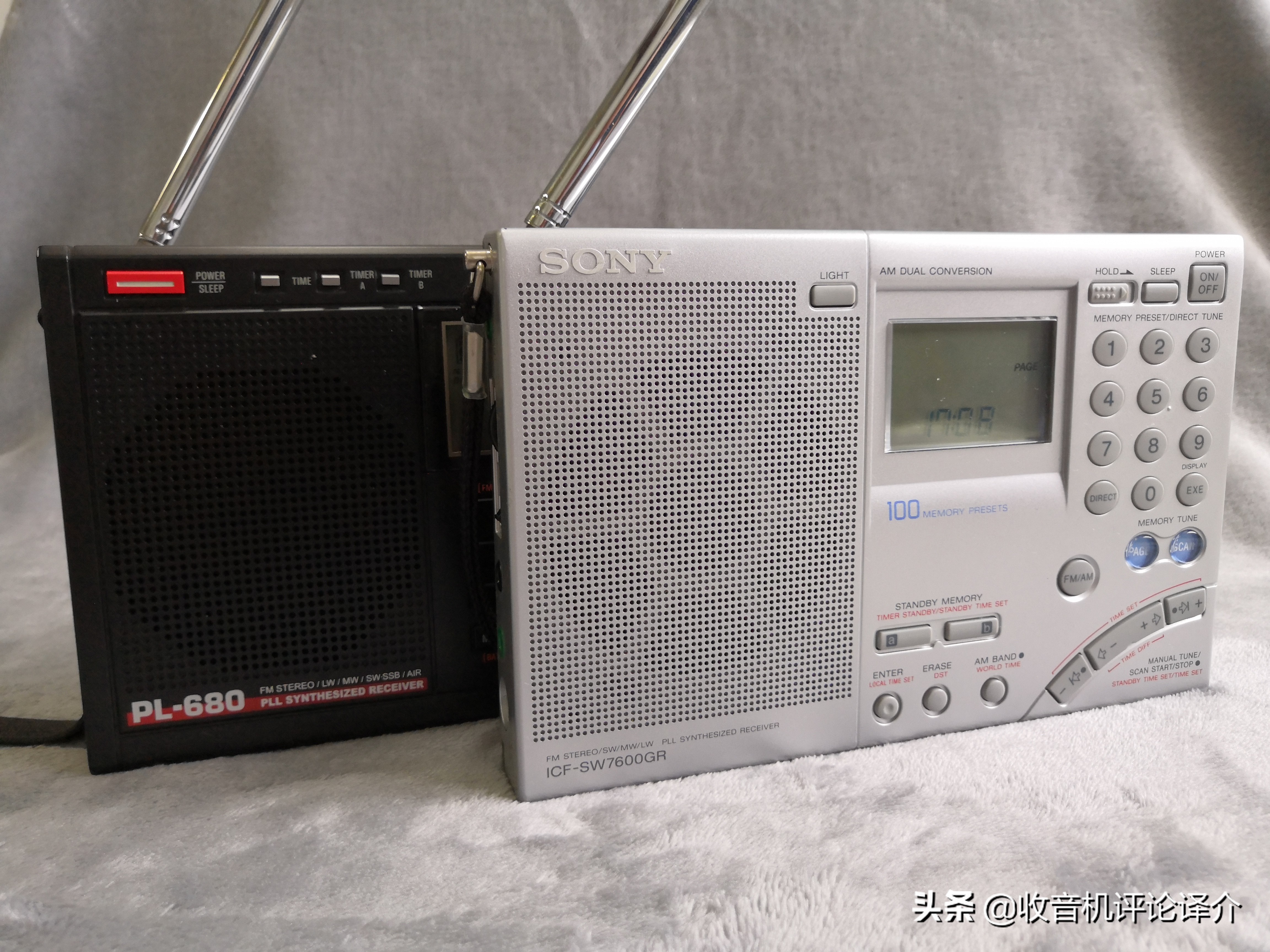 德生收音机pl-680开箱,德生pl680收音机改造