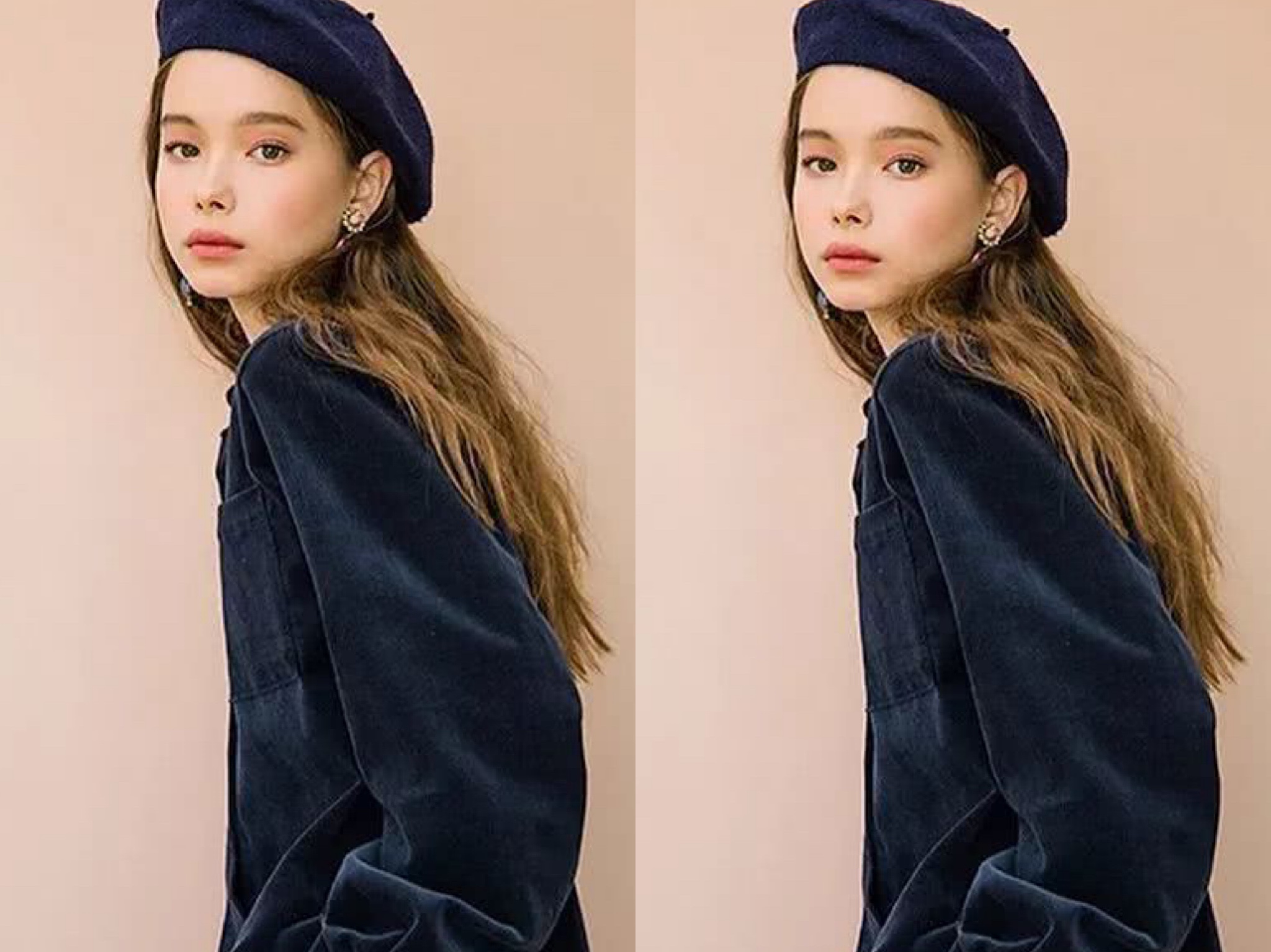 国字脸脸颊凹陷适合戴贝雷帽吗,哪种脸戴贝雷帽好看