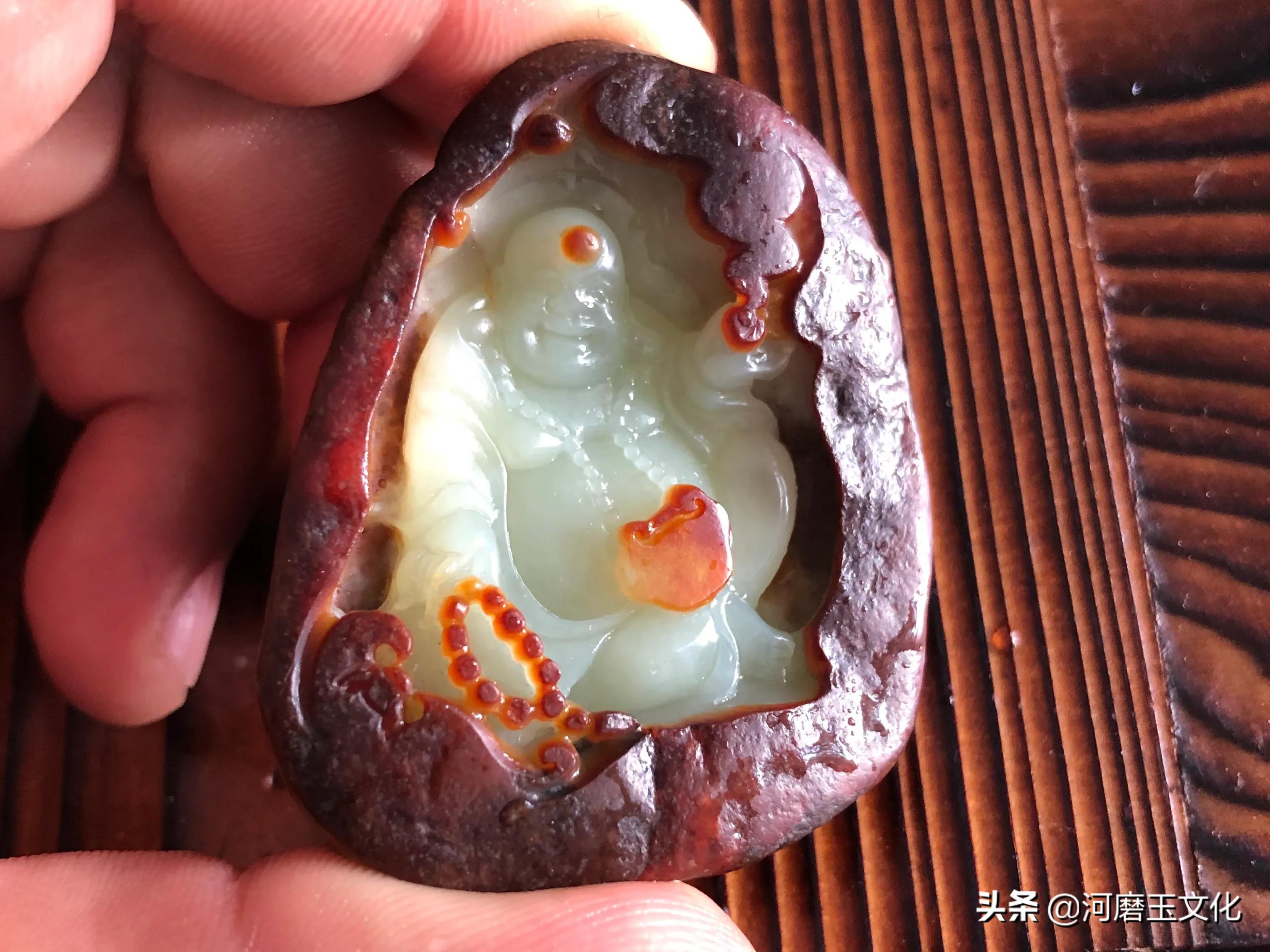 河磨玉的作假大曝光,河磨玉皮作假