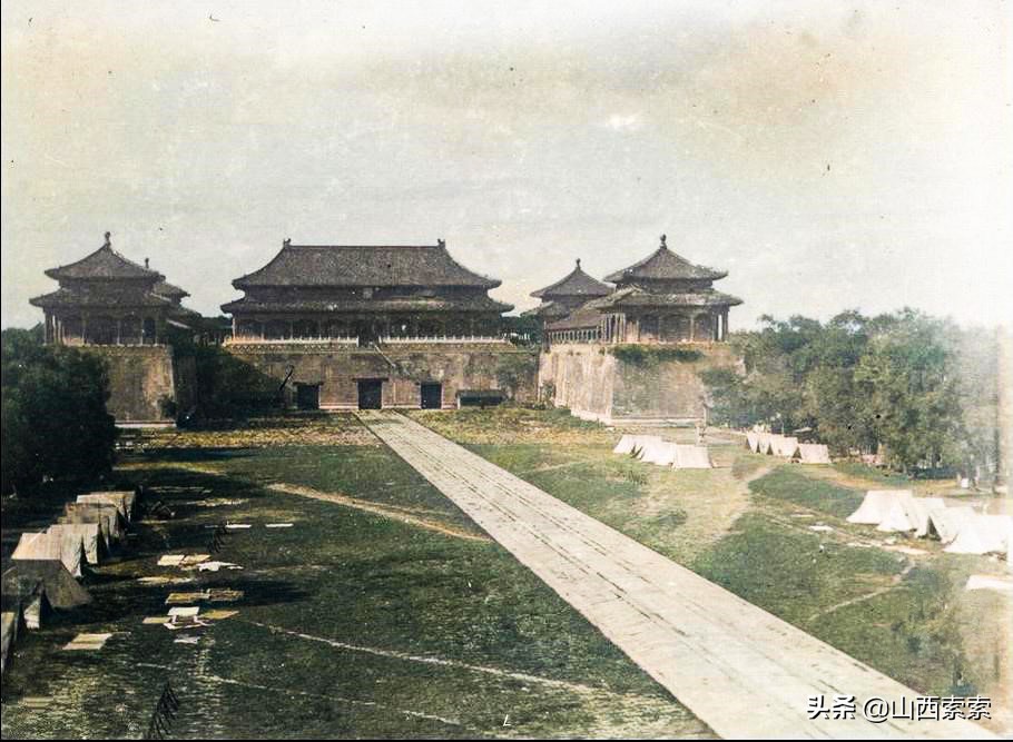 八国联军侵华战争历史讲解超长,1900年八国联军侵华战争影像彩色